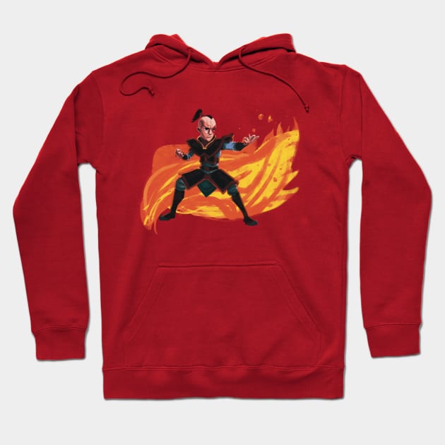 Prince Zuko Hoodie by JoshNelsonArt